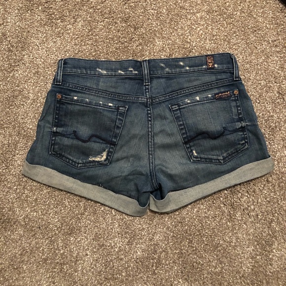 7FAM denim shorts - Picture 1 of 4
